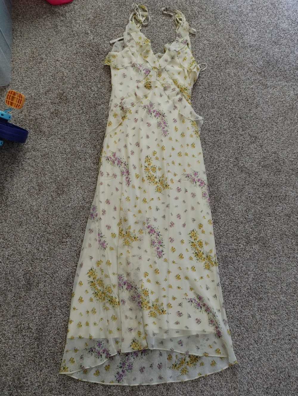 New Yellow Floral Adalina Steve Madden dress